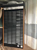 luxe sorteer kast m 120 aluminium legbordjes en verlichting, Gebruikt, Ophalen