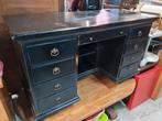 Vintage Bureau met Lades zwart gelakt leuk klein, Ophalen, Gebruikt, Bureau