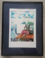 Surrealistisch - vrouwen aan tafel 1972 - Henk Kraayenzank, Ophalen of Verzenden