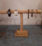 Sieradenstandaard hout robuust naturel l 35 cm, Ophalen of Verzenden, Zo goed als nieuw