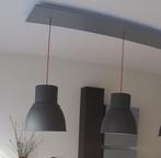 Industriële grijze hanglampen set Hektar Ikea, Huis en Inrichting, Lampen | Hanglampen, Ophalen of Verzenden, Zo goed als nieuw
