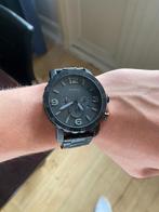 Fossil Horloge JR1356 - Zwart &  Fossil FS6101 - Bruim, Sieraden, Tassen en Uiterlijk, Horloges | Heren, Overige merken, Staal