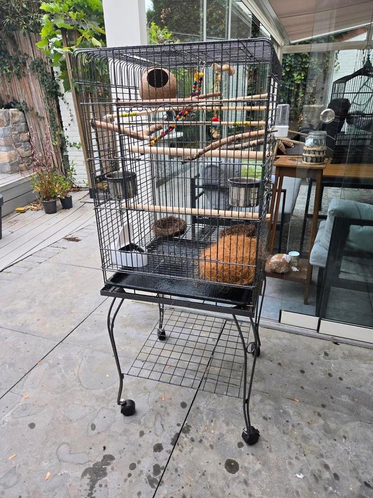 Vogelkooi kanaries parkieten dwergpapegaai de Luxe, Dieren en Toebehoren, Vogels | Hokken en Kooien, Zo goed als nieuw, Vogelkooi