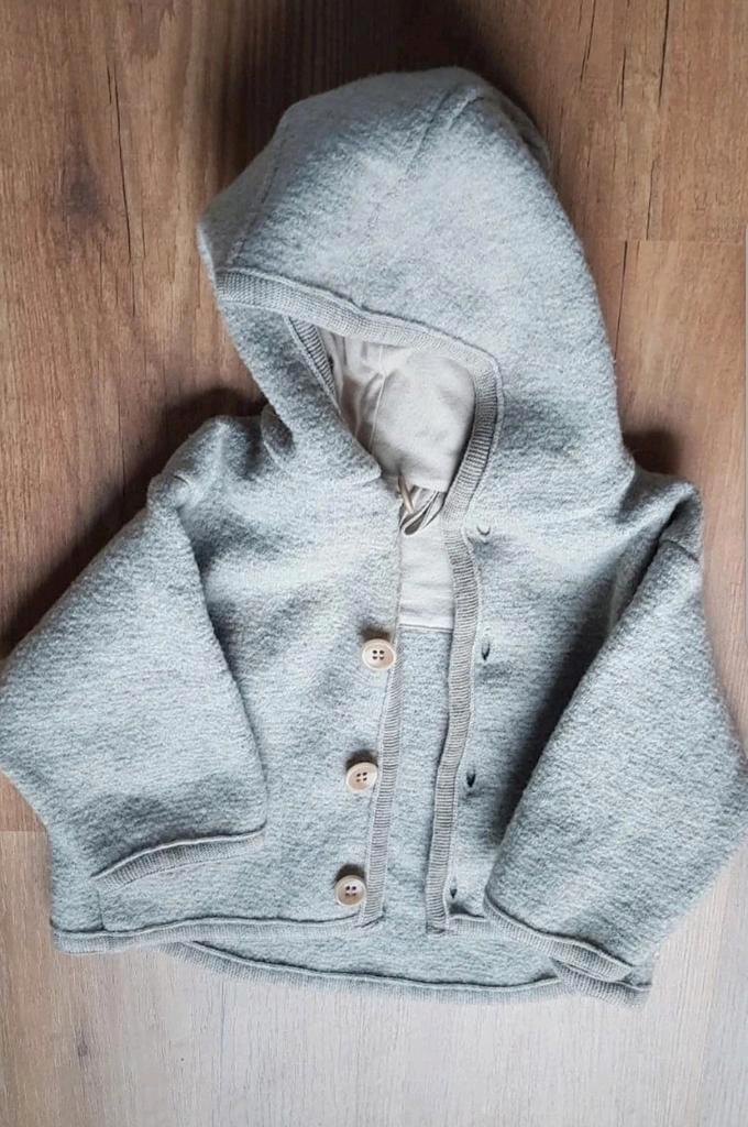 Disana wollen jas, Kinderen en Baby's, Babykleding | Maat 56, Zo goed als nieuw, Jongetje of Meisje, Jasje, Ophalen of Verzenden