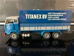 Tekno Volvo F89 conv combi Titanex izgst, Ophalen of Verzenden, Zo goed als nieuw, Bus of Vrachtwagen, Tekno