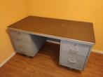 Stalen Bureau met ladekasten, Ophalen, Gebruikt, Bureau