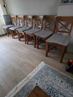 Teak houten eetkamerstoelen 6x, Huis en Inrichting, Stoelen, Ophalen of Verzenden