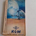 KLM Vluchtroute Kaart 1948, Gelezen, Verzenden, KLM, Europa Overig