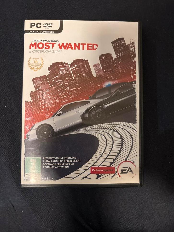 Need for Speed: Most Wanted - PC Game, Spelcomputers en Games, Games | Pc, Gebruikt, Racen en Vliegen, 1 speler, Vanaf 7 jaar