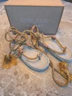Forte forte x manebi 37 touw robe sandalen nieuw €245, Ophalen of Verzenden, Zo goed als nieuw, Sandalen of Muiltjes