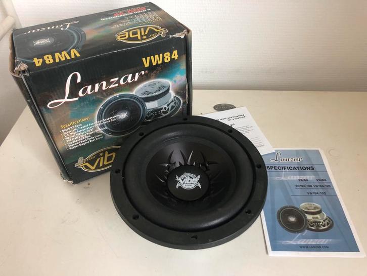 Lanzar Vibe VW84 Subwoofer - 8 Inch nieuw, Auto diversen, Autospeakers, Zo goed als nieuw, Ophalen of Verzenden