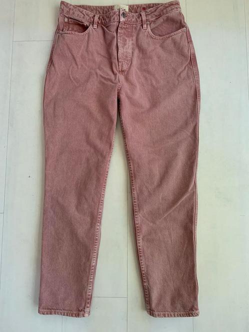 Sézane spijkerbroek roze, Kleding | Dames, Broeken en Pantalons, Zo goed als nieuw, Maat 42/44 (L), Roze, Lang, Ophalen of Verzenden