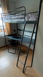 Ikea hoogslaper met bureau, Huis en Inrichting, Slaapkamer | Stapelbedden en Hoogslapers, Ophalen, Gebruikt, Eenpersoons, 200 cm