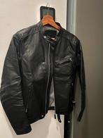 Zwarte leren jas heren maat S, Kleding | Heren, Ophalen of Verzenden, Zo goed als nieuw, Maat 48/50 (M), Zwart
