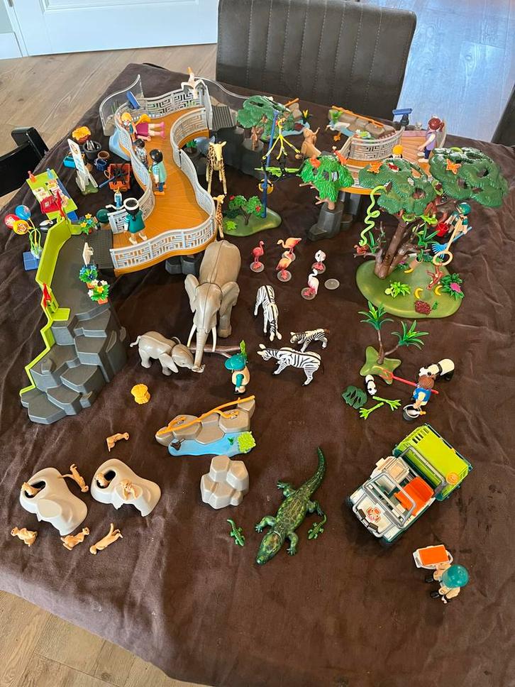 Playmobil Zoo Dierenpark 70341 + Uitbreidingen!, Kinderen en Baby's, Speelgoed | Playmobil, Zo goed als nieuw, Complete set, Ophalen of Verzenden