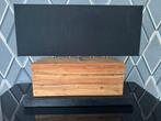 Unieke landelijke lamp van hout, Huis en Inrichting, Ophalen, Zo goed als nieuw, Hout, Minder dan 100 cm