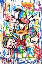 Donald Duck Punk Serie - Gesigneerd Kunstwerk, Antiek en Kunst, Kunst | Schilderijen | Klassiek, Ophalen of Verzenden