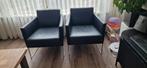 2 zwarte Design Fauteuils Bert Plantegie, Huis en Inrichting, Stoelen, Ophalen, Gebruikt, Zwart, Twee