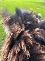 Ruwe Wol - Natuurlijke Kleuren, Hobby en Vrije tijd, Ophalen, Gebruikt, Wol, Bruin