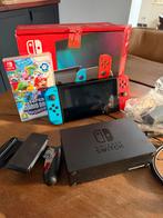 Nintendo Switch + Mario bros spel, Spelcomputers en Games, Games | Nintendo Switch, 1 speler, Racen en Vliegen, Eén computer, Ophalen of Verzenden