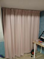 Mooie zacht (oud) roze gordijnen 2x, Huis en Inrichting, Stoffering | Gordijnen en Lamellen, Overige kleuren, 150 tot 200 cm, Ophalen of Verzenden