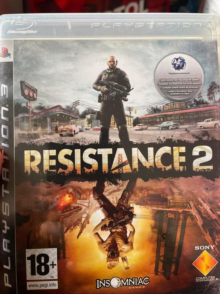 Resistance 2 - PlayStation 3, Spelcomputers en Games, Games | Sony PlayStation 3, Gebruikt, Shooter, 1 speler, Vanaf 18 jaar, Online