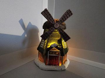 Molentje met ledverlichting voor in een kerstdorpje beschikbaar voor biedingen