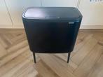 Brabantia Vuilnisemmer - 3 vakken, Ophalen, Kunststof, Met pedaal, 50 tot 75 cm