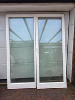 Tuindeuren meranti hout HR++, Doe-het-zelf en Verbouw, Kozijnen en Schuifpuien, 75 tot 150 cm, Kunststof, Gebruikt, Raamkozijn