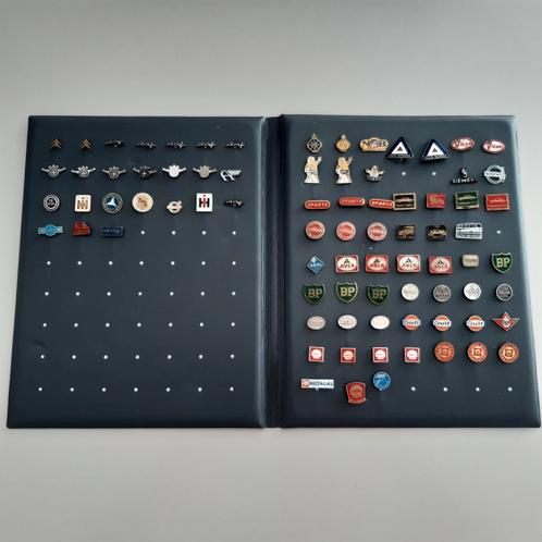 Album met automerk speldjes, Verzamelen, Speldjes, Pins en Buttons, Zo goed als nieuw, Speldje of Pin, Transport, Ophalen of Verzenden