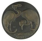 Penning VPK 1930 Tjipke Visser : Natura Artis Magistra, Verzenden, Brons, Nederland