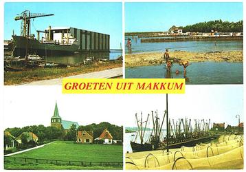 908879 Makkum Friesland Nette oude kaart Onbeschreven  beschikbaar voor biedingen