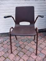 Stapelstoel, Huis en Inrichting, Stoelen, Ophalen, Kunststof, Gebruikt, Bruin