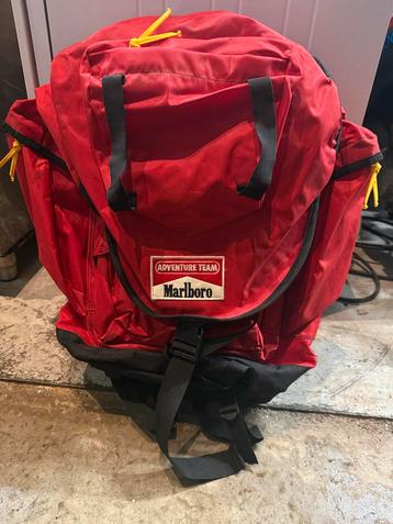 Stoere vintage Marlboro backpack rugzak multi pockets beschikbaar voor biedingen