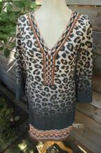 Jurk blauw/ bruin K- Design mt S Vaste prijs, Kleding | Dames, K-design, Blauw, Ophalen of Verzenden, Zo goed als nieuw