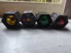 Set van 4 S.T.I. Disco Lampen, Ophalen of Verzenden, Gebruikt, Licht, Kleur