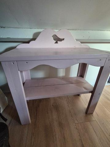 Saartje prum kaptafel /bureau steigerhout GRATIS beschikbaar voor biedingen