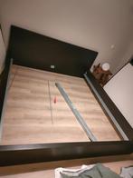 IKEA MALM bed zwart 180x200 - Gebruikt, Ophalen, Gebruikt, Bruin, Tweepersoons