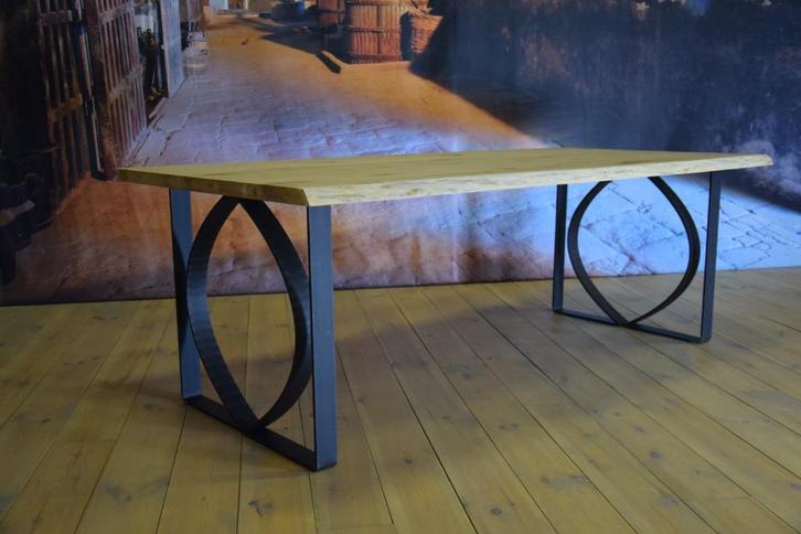 Bijzondere tafelpoten van staal, Huis en Inrichting, Tafelonderdelen, Nieuw, Tafelpoot, Minder dan 50 cm, Minder dan 50 cm, Rond