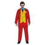 The Joker kostuum rood Carnaval Maat XL, Ophalen of Verzenden, Gedragen, Maat 56/58 (XL)