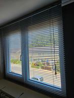 2 aluminium jaloezieën van 180 en 140 cm breed., Ophalen, 100 tot 150 cm, Zo goed als nieuw, Grijs