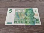 UNC biljet 5 gulden Vondel 1973, oudste type wigv. snijteken, Postzegels en Munten, Bankbiljetten | Nederland, Ophalen of Verzenden