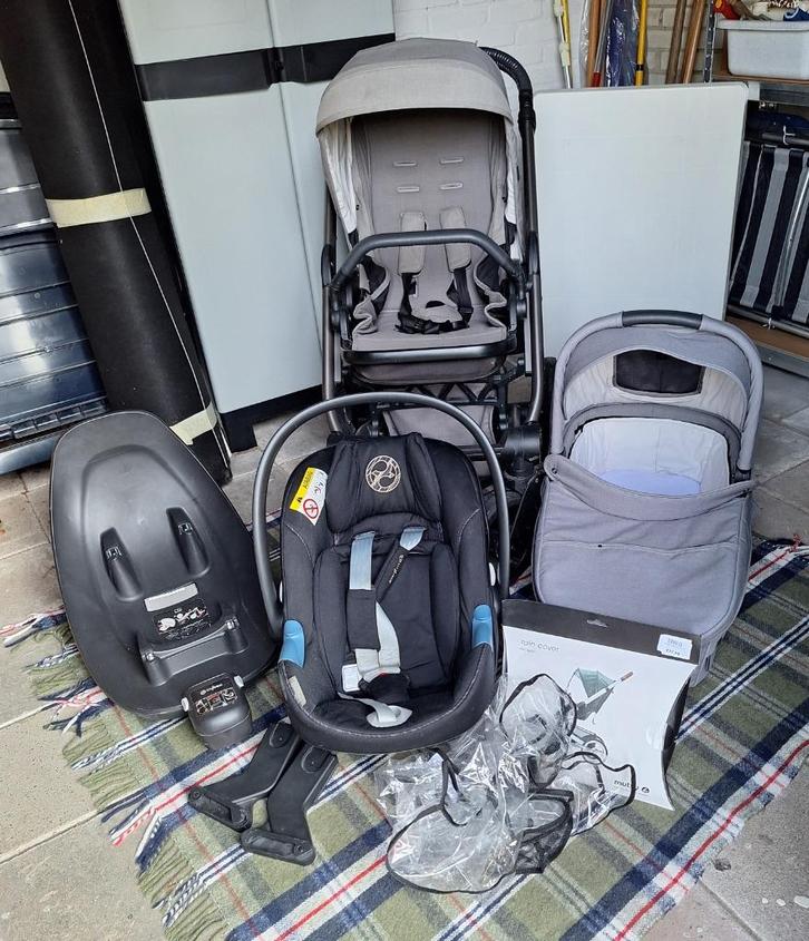 Complete 3 in 1 Mutsy Nio Kinder/wandelwagen incl Maxicosi., Kinderen en Baby's, Kinderwagens en Combinaties, Gebruikt, Combiwagen