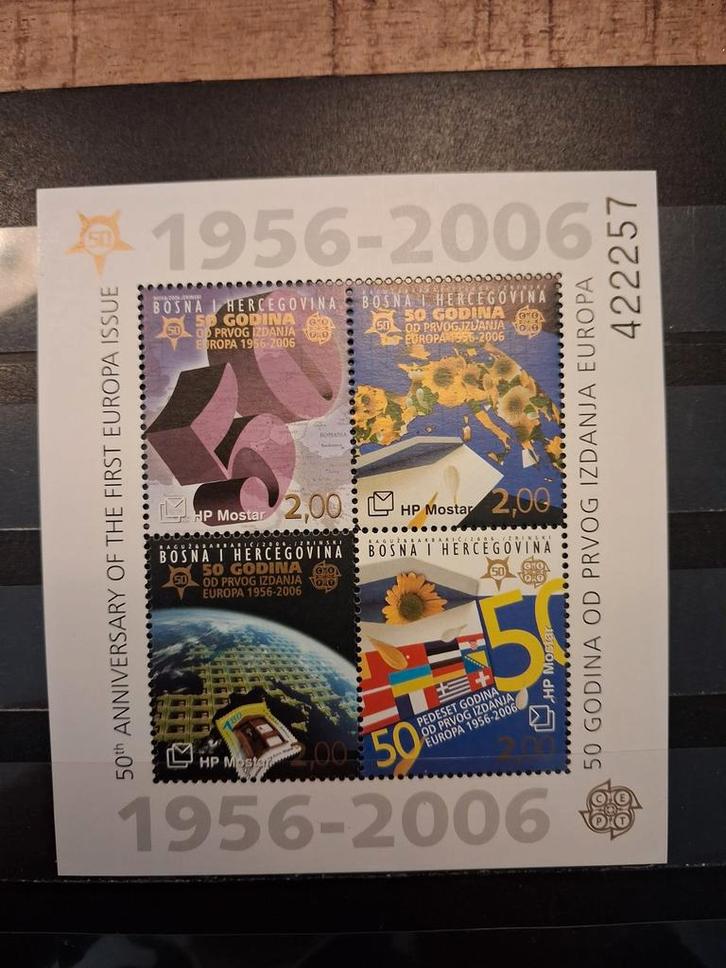 Bosnië en Herzegovina Mostar blok 7 postfris, Postzegels en Munten, Postzegels | Europa | Overig, Postfris, Overige landen, Ophalen