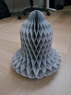 Papieren kerstklok grijs honingraat - D1, Ophalen of Verzenden, Nieuw