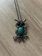 Lange ketting uil, Ophalen of Verzenden, Zo goed als nieuw, Blauw, Overige materialen