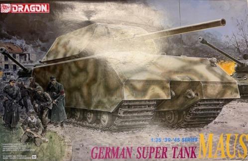 Coelianmodels, Dragon, 6007, MAUS, 1/35, € 54,99, Hobby en Vrije tijd, Modelbouw | Auto's en Voertuigen, Nieuw, Tank, 1:32 tot 1:50