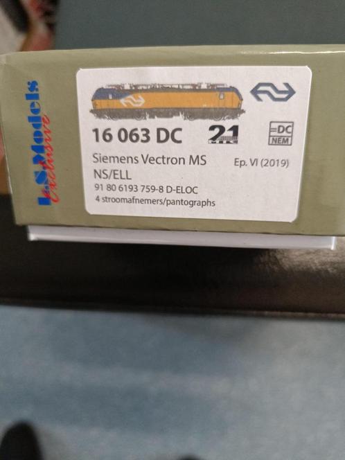 NIEUW LSMODELS Elektrische locomotief  Vectron NS, Hobby en Vrije tijd, Modeltreinen | H0, Nieuw, Locomotief, Gelijkstroom, NS