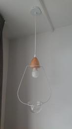 Hanglamp met plant schaal, Huis en Inrichting, Lampen | Hanglampen, Minder dan 50 cm, Nieuw, Metaal, Modern