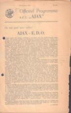 PROGRAMMA 20.8.1950 AJAX v E.D.O., Ophalen of Verzenden, Zo goed als nieuw, Ajax, Boek of Tijdschrift